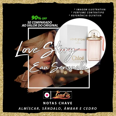 Perfume Similar Gadis 662 Inspirado em Love Story Eau Sensuelle Contratipo